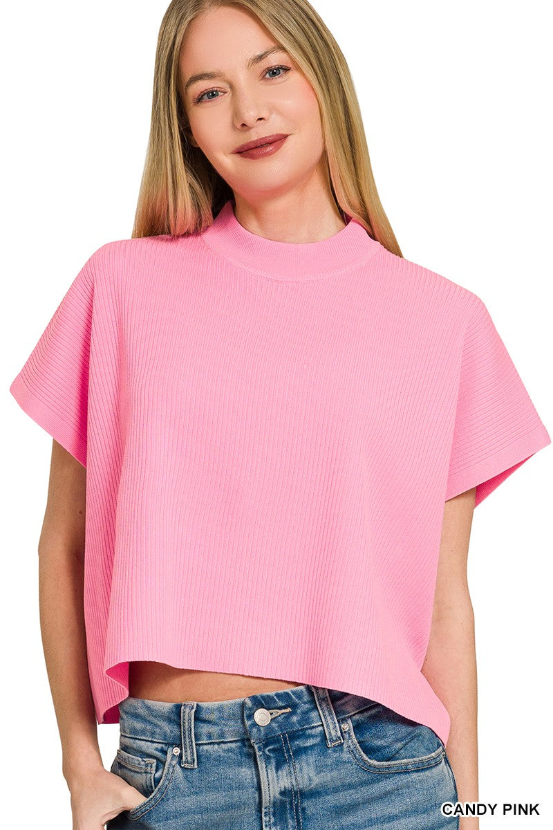 Cate Mock Neck Top