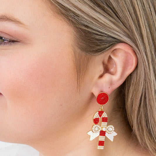 Oh Candy Cane Earrings