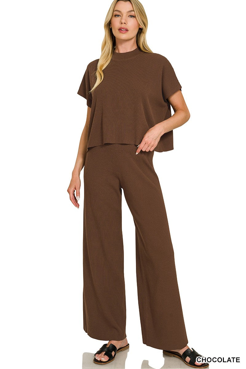 Suzanne Mock Neck Set