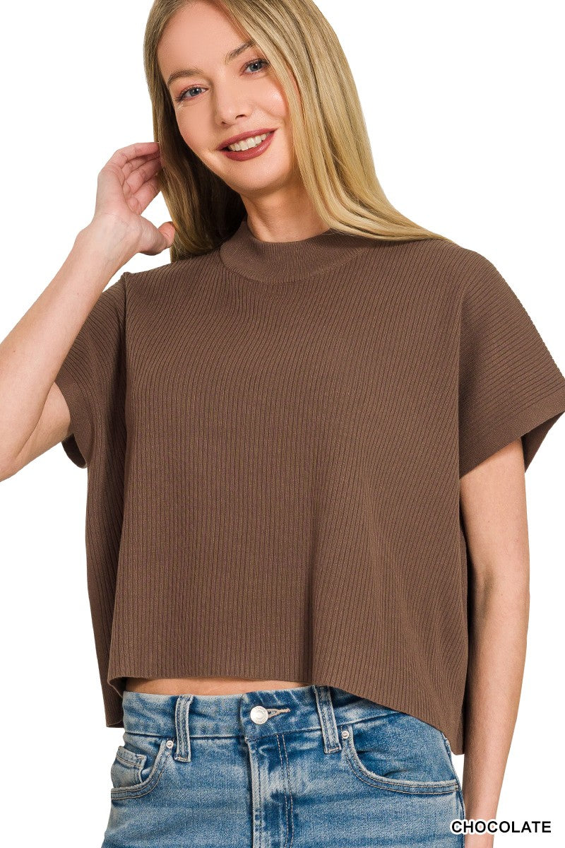 Cate Mock Neck Top