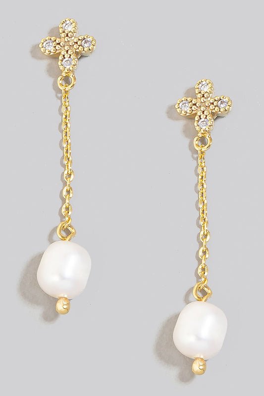 Charmed in Pearl Earrings