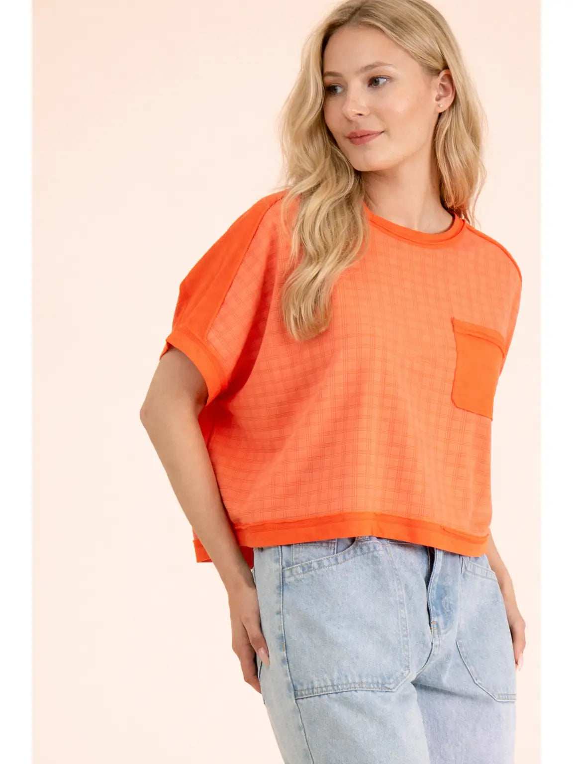 Andie Textured Top