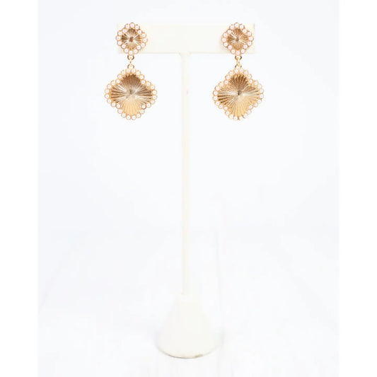 Darby Double Clover Earrings