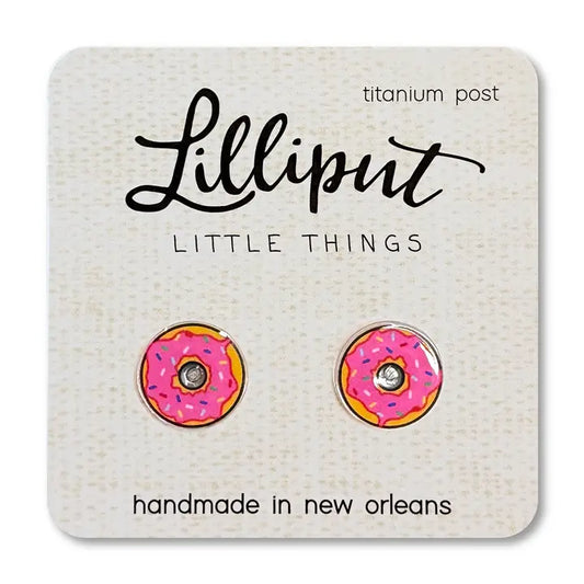 Lilliput Sprinkle Donut Earrings
