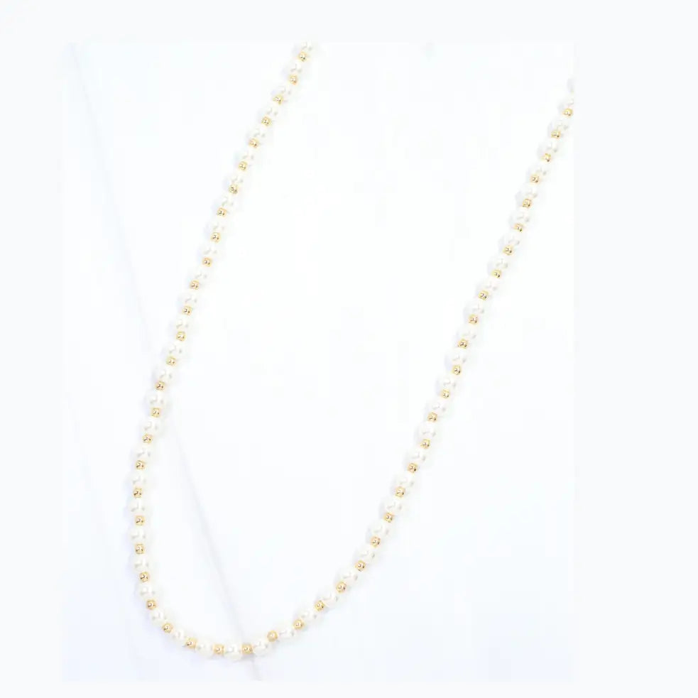 Petersen Small Pearl Beaded Necklace