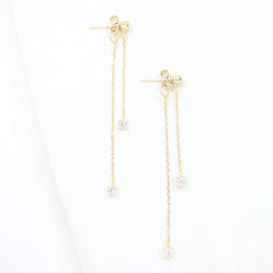 Ava Linear Drop Earring
