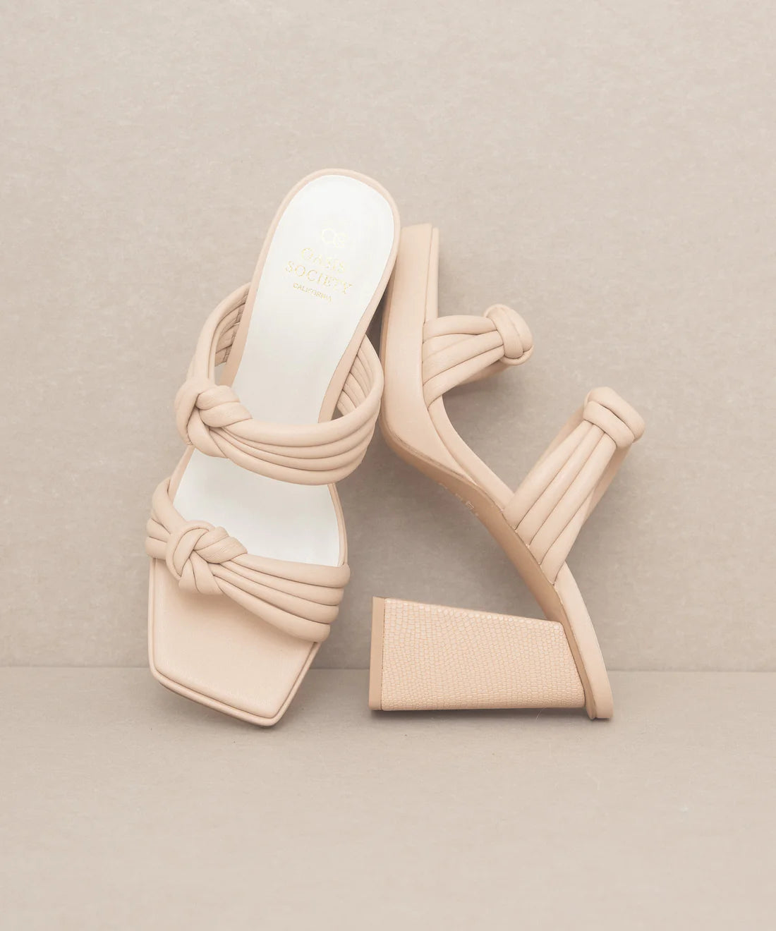 SIZE 8.5 : Oasis Faith Nude Heel