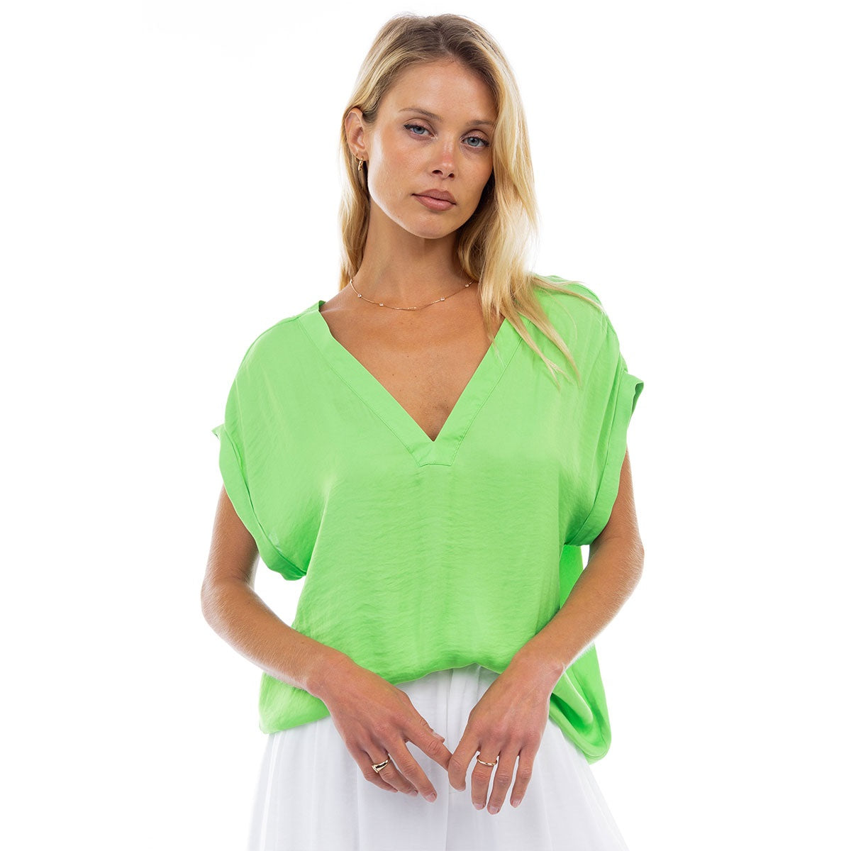 Graciously Green Blouse