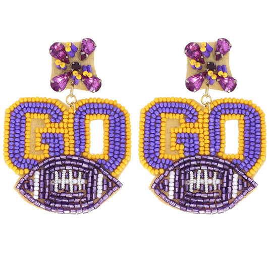 Geaux for Gameday Earrings