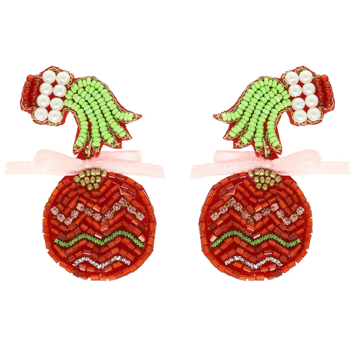 Grinch Hand Earrings