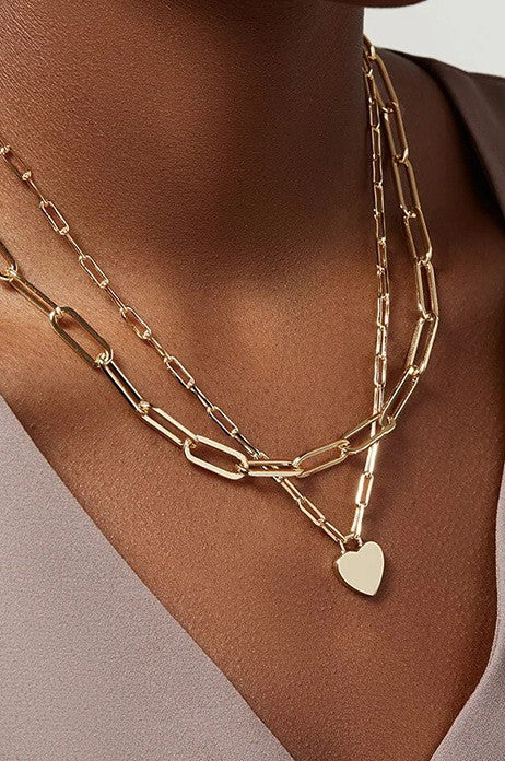 Chained to Love Necklace