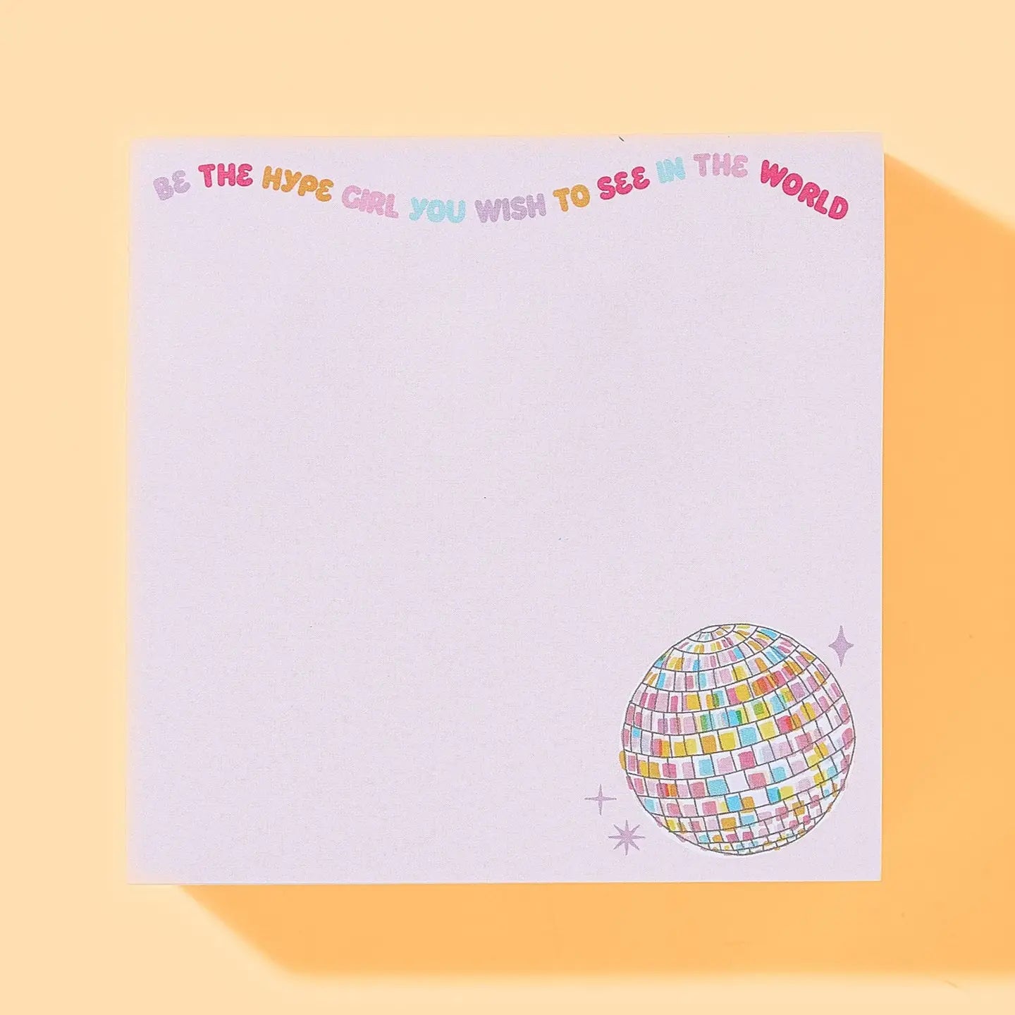 Hype Girl Sticky Note Pad