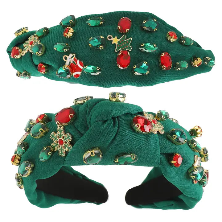 "Jeweled Christmas" Headband