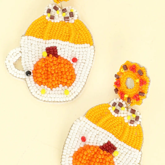 Pumpkin Latte Earrings