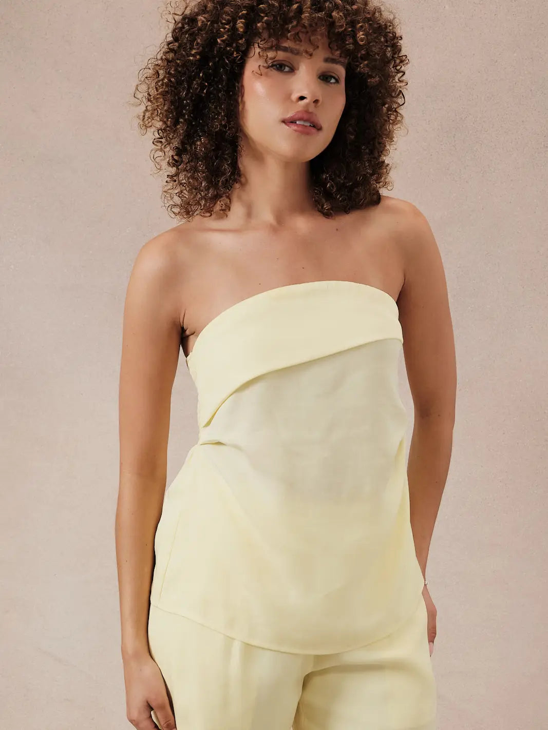 Marigold Strapless Top
