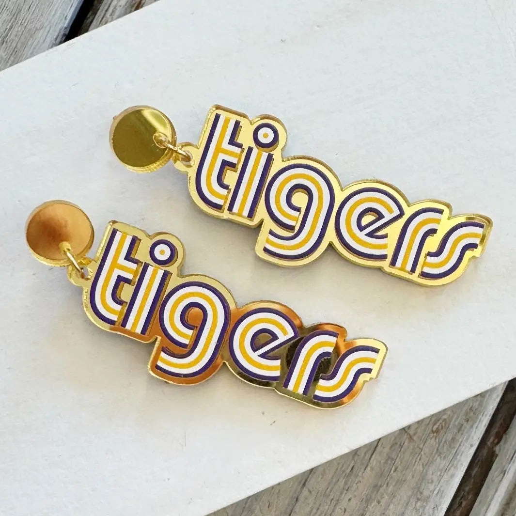 LSU Acrylic Drops