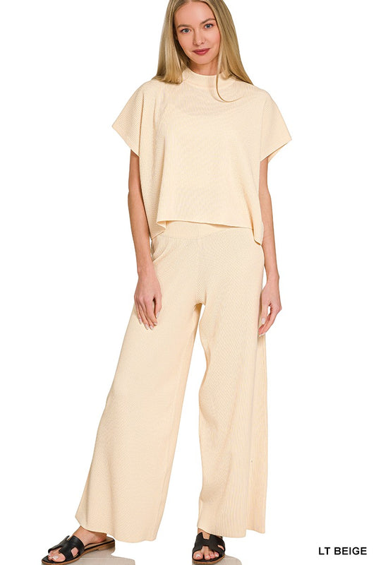 Suzanne Mock Neck Set