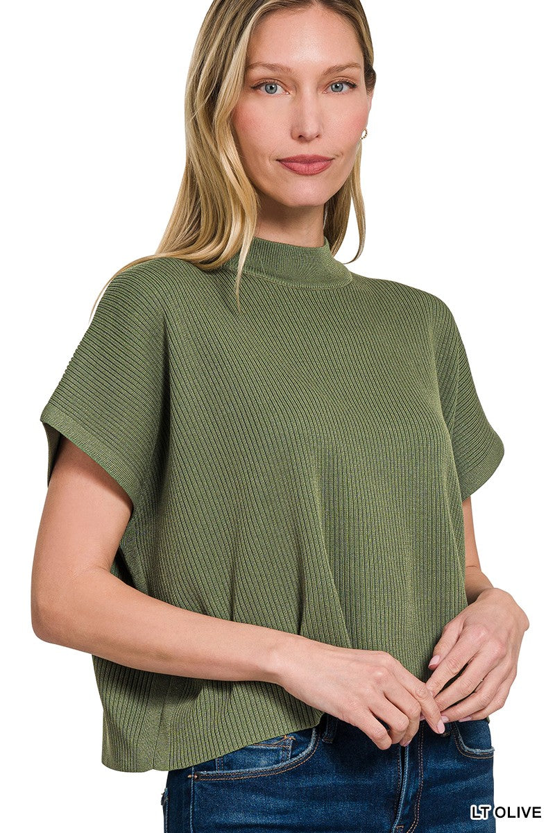 Cate Mock Neck Top