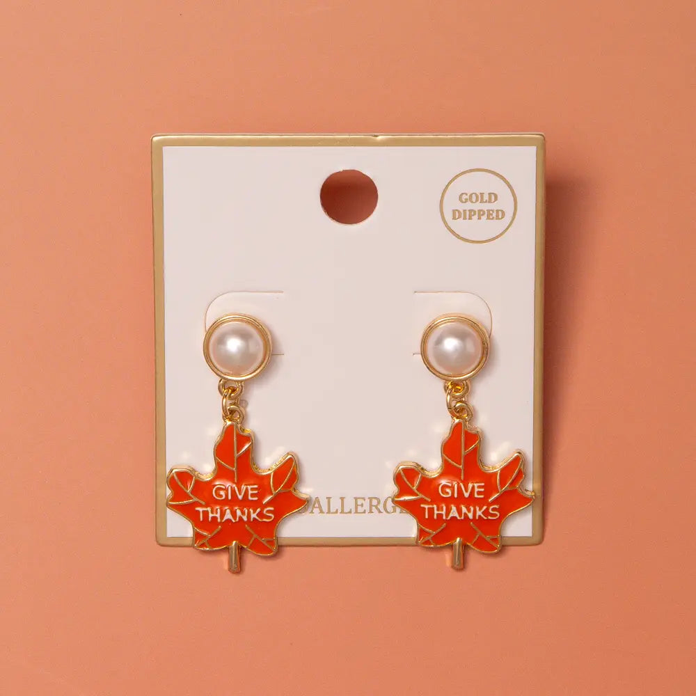 So Maple Earrings