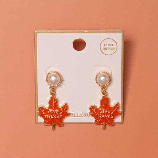 So Maple Earrings