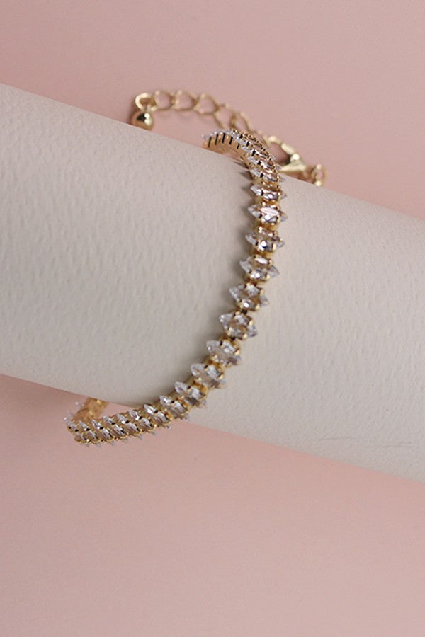 Navette Rhinestone Bracelet