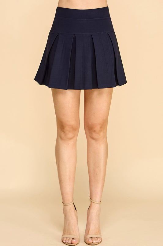 Extremely Pleated Mini Skirt