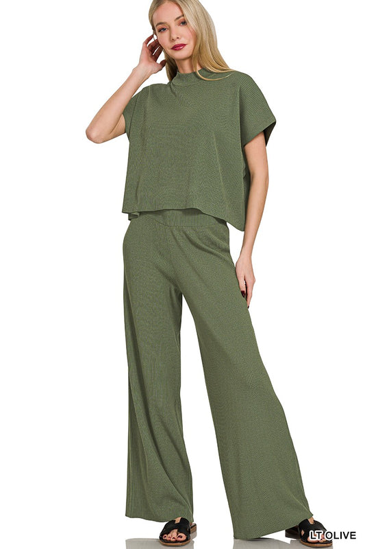 Suzanne Mock Neck Set