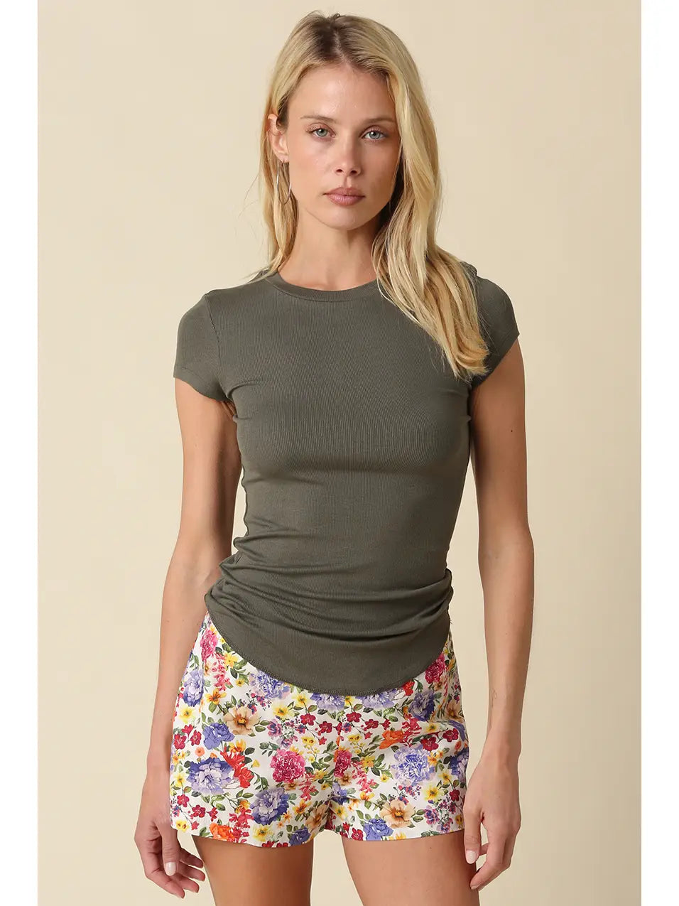 Sabrina Ribbed Top