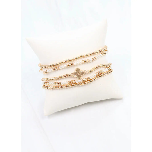 Paisley Beaded Bracelet Set