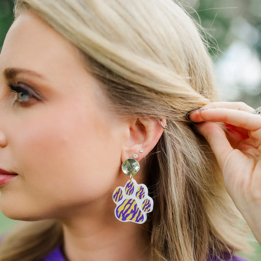 Fighting Paws Earrings