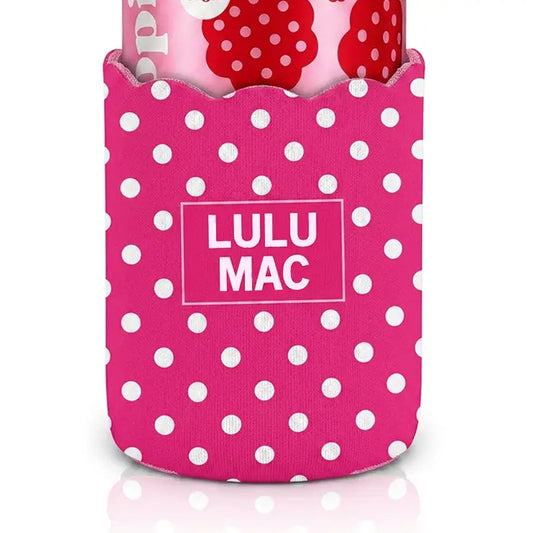 Lulu Mac Polka Dot Koozie
