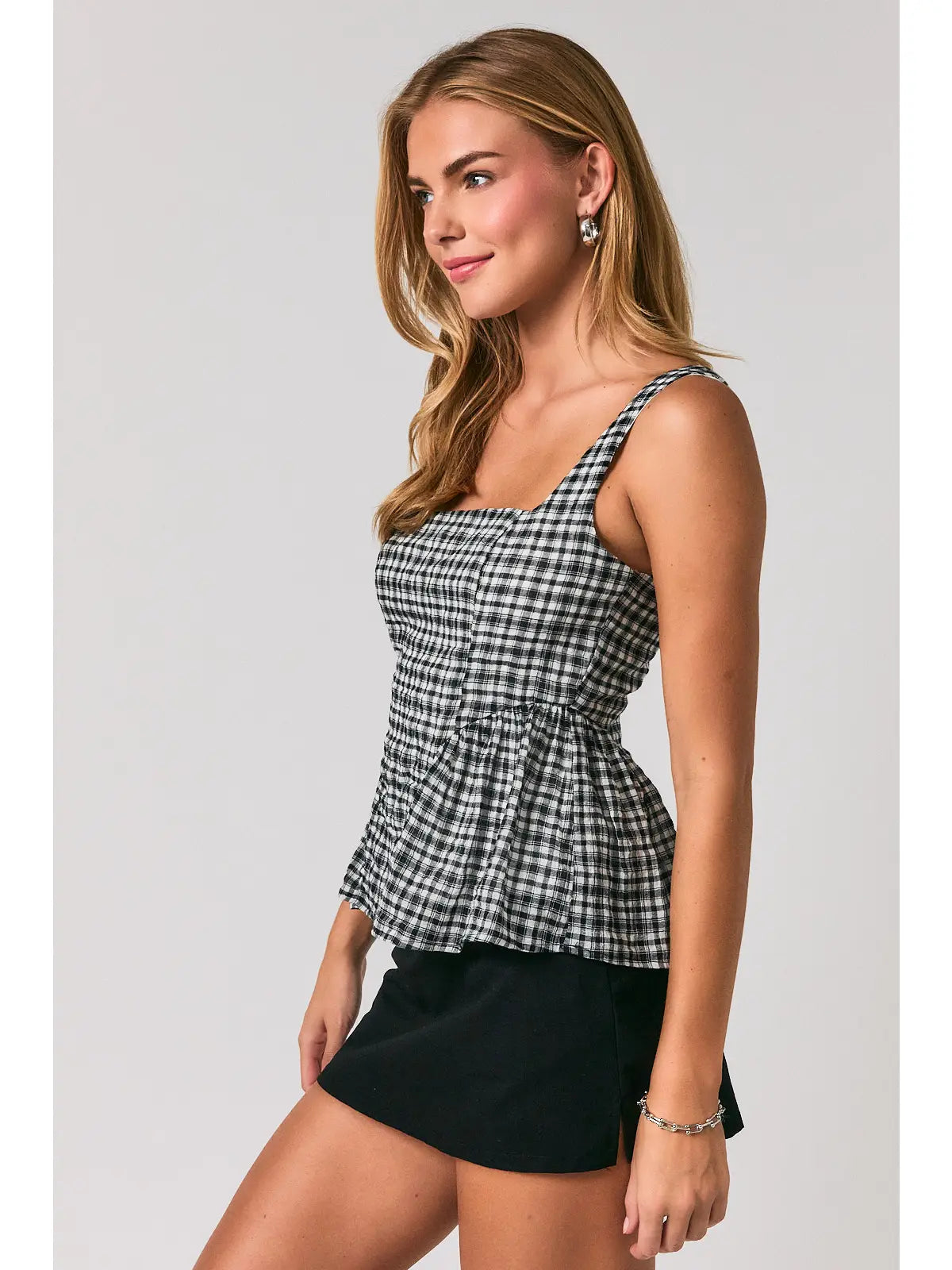 Paisley Peplum Top