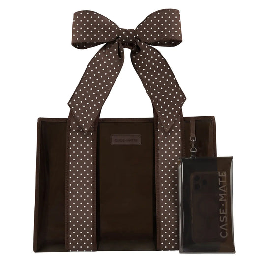 Polka Dot Jelly Bow Tote