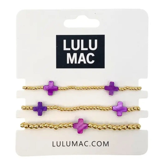 LULU MAC Charm Bracelet Set