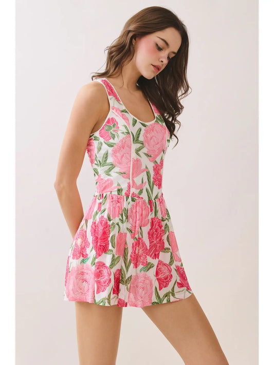Fit & Floral Athletic Dress