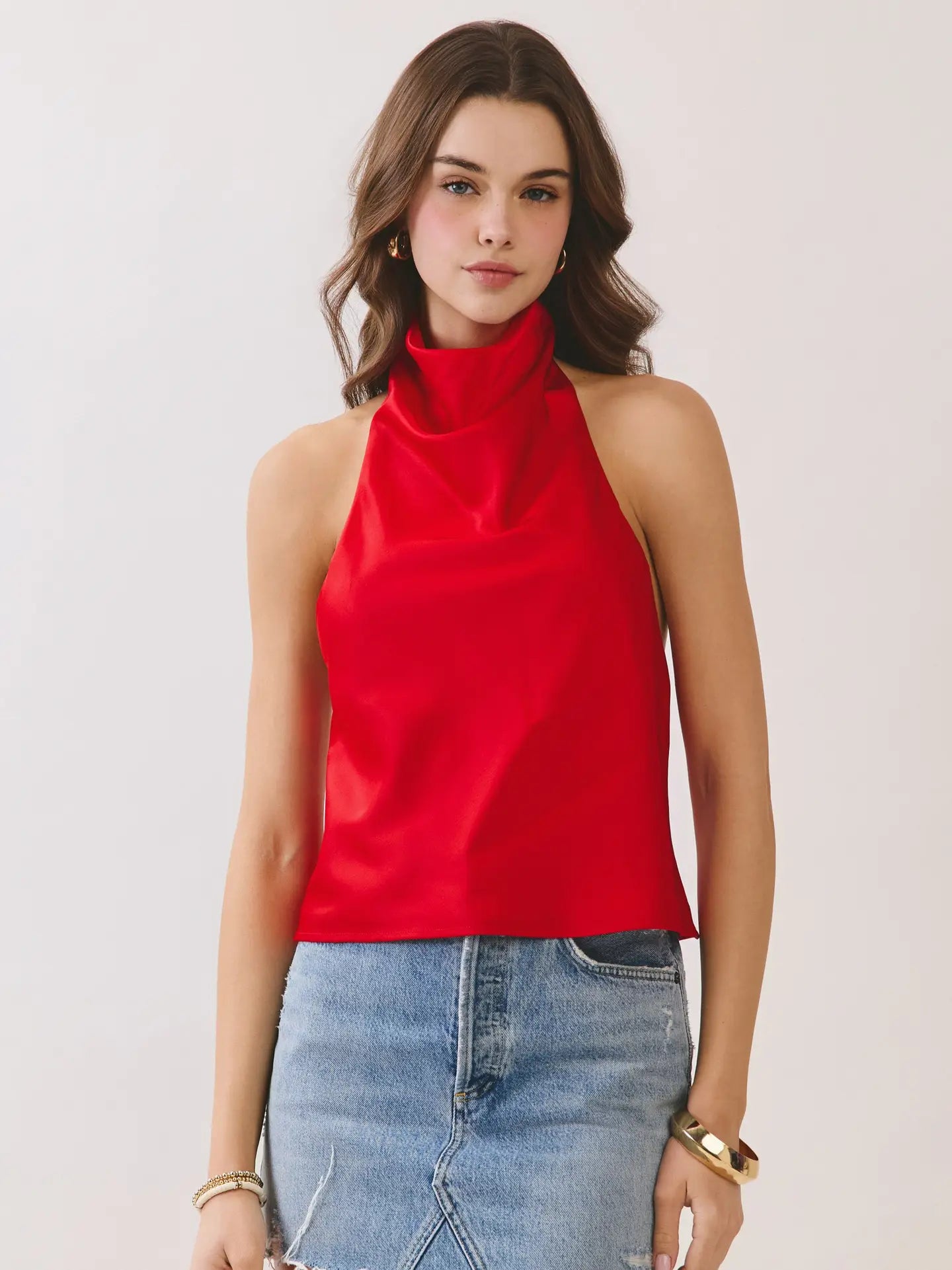 Serena Satin Blouse