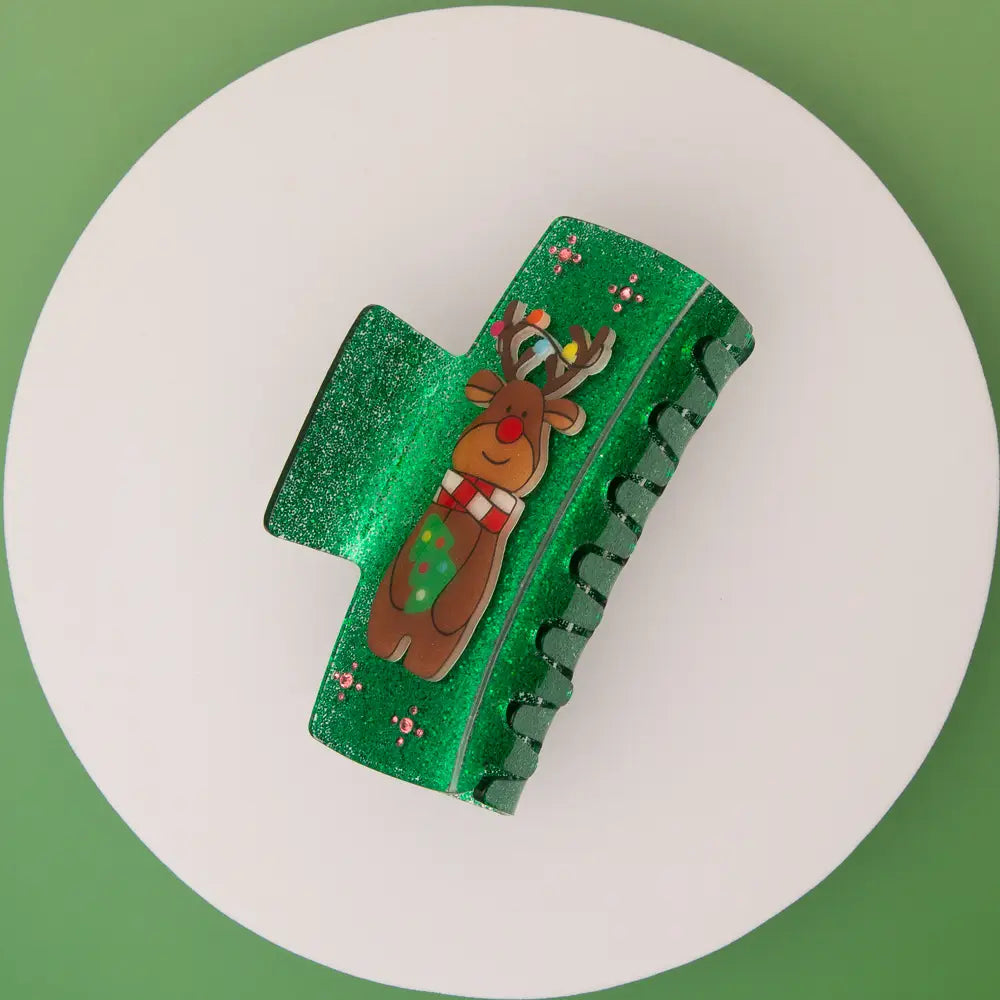 Reindeer Claw Clip