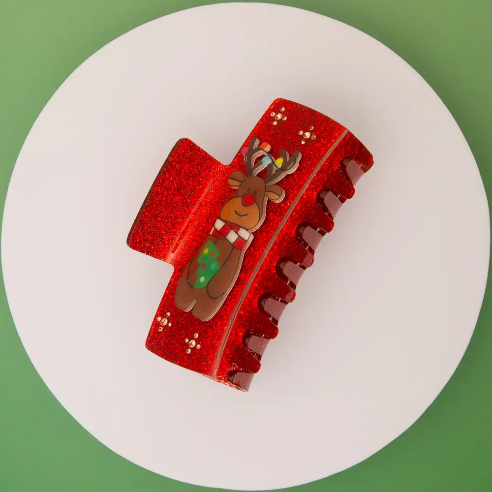 Reindeer Claw Clip