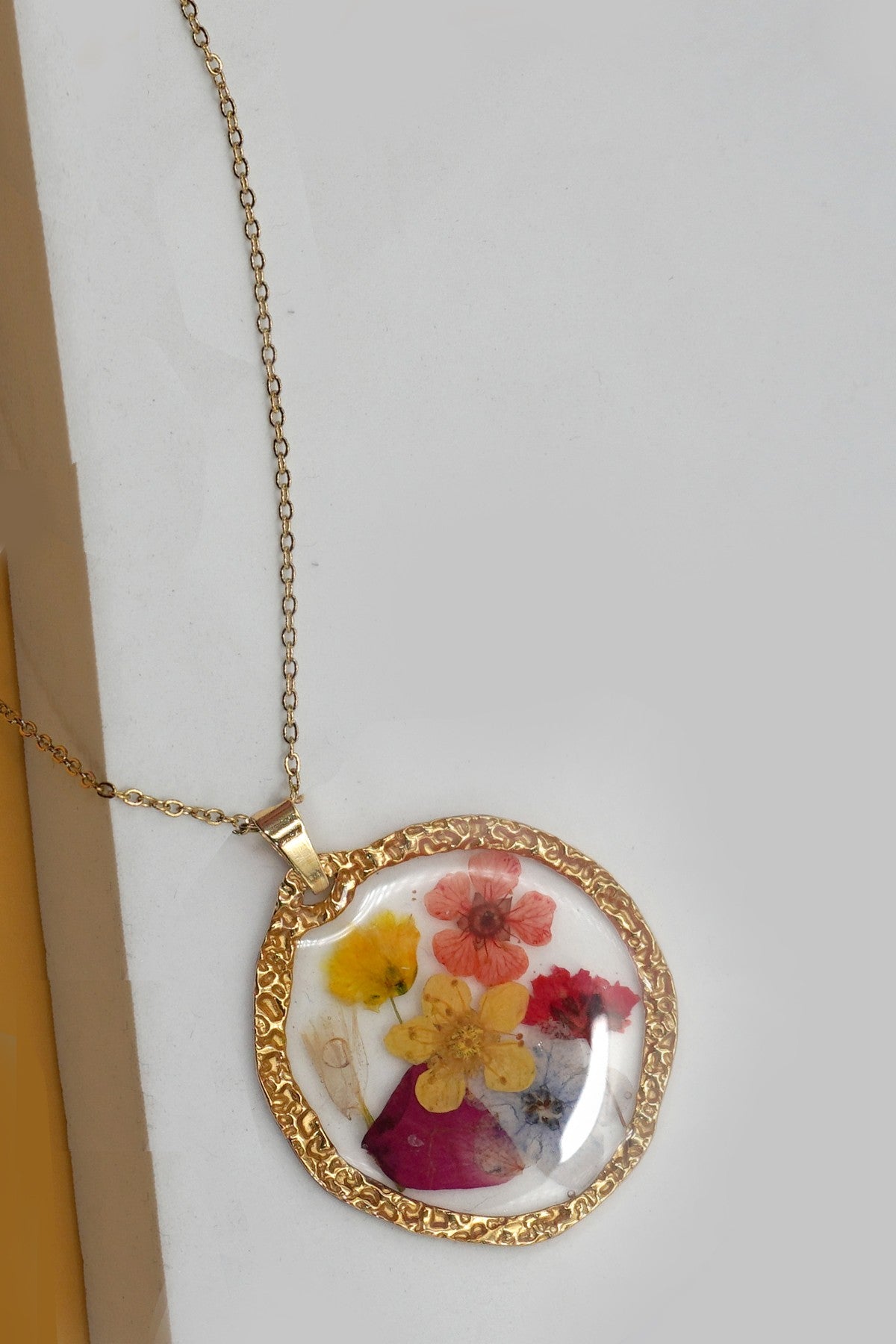 Golden Floral Necklace