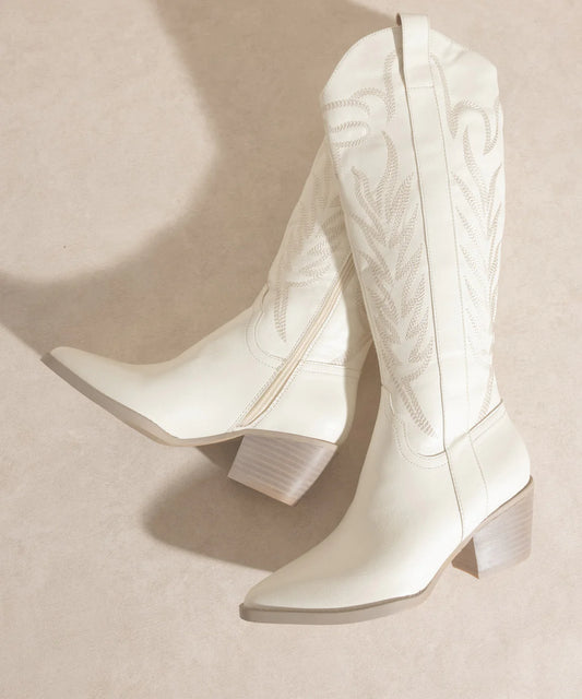 Oasis Samara Boots in White