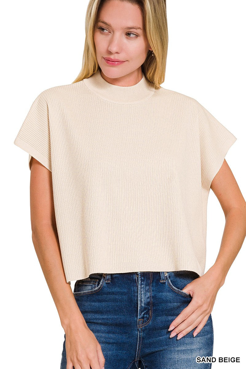 Cate Mock Neck Top