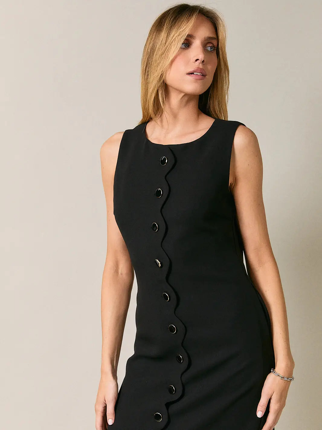 Stephanie Scalloped Dress