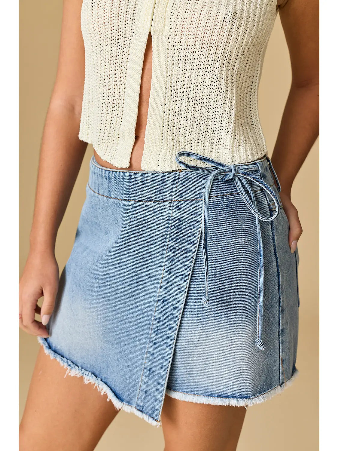 Arina Denim Skort
