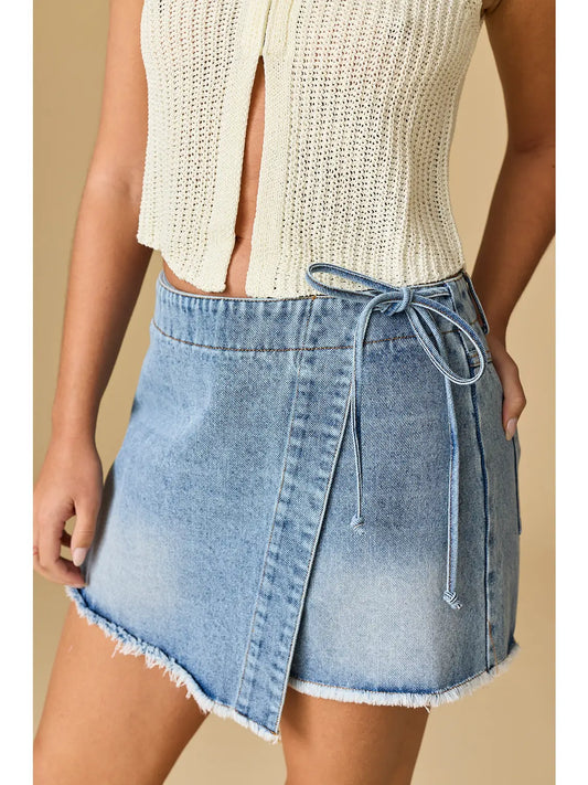 Arina Denim Skort