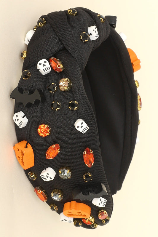 Skulls Beaded Headband