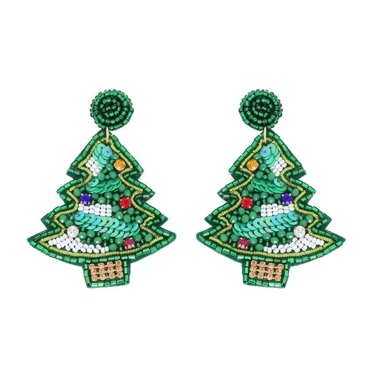 Tinsel Tree Earrings