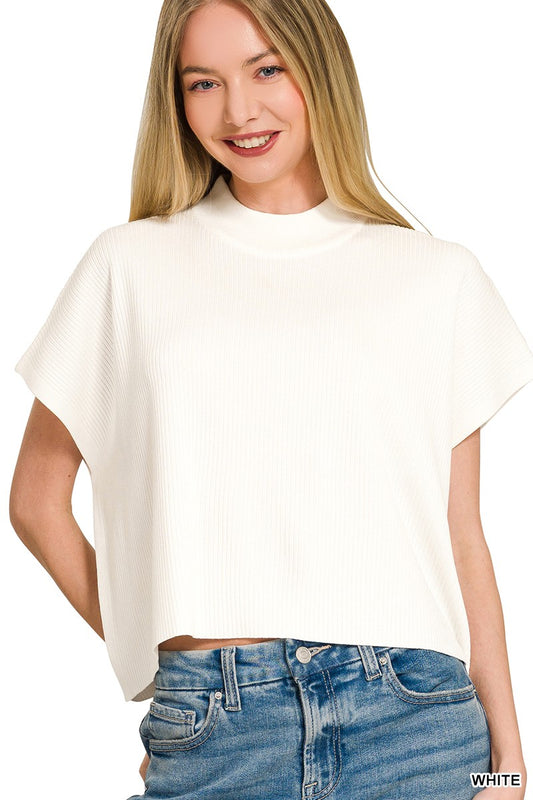 Cate Mock Neck Top